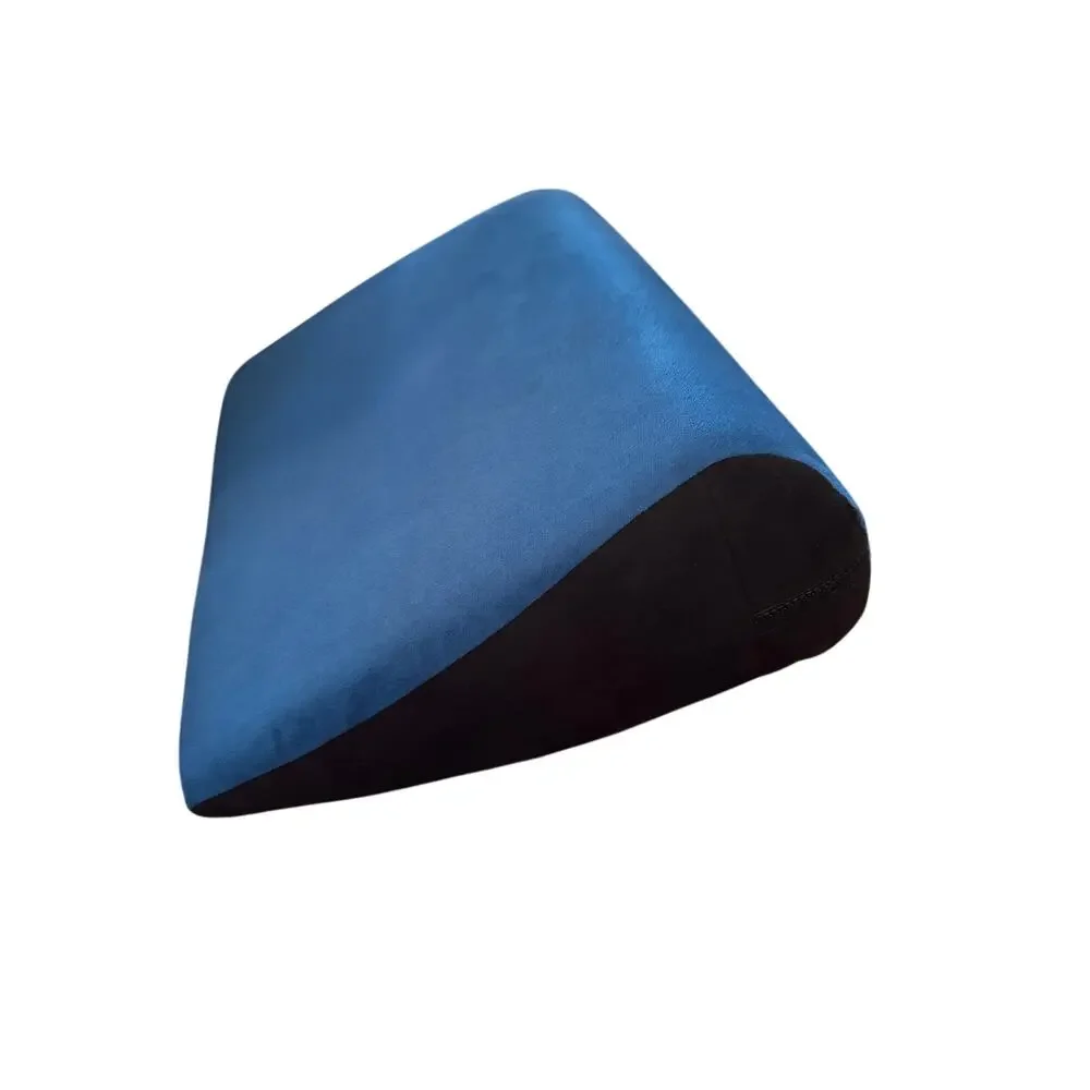 Liberator Pillow Wedge Positioning Cushion Blue Black Sex Intimate Micro Velvet